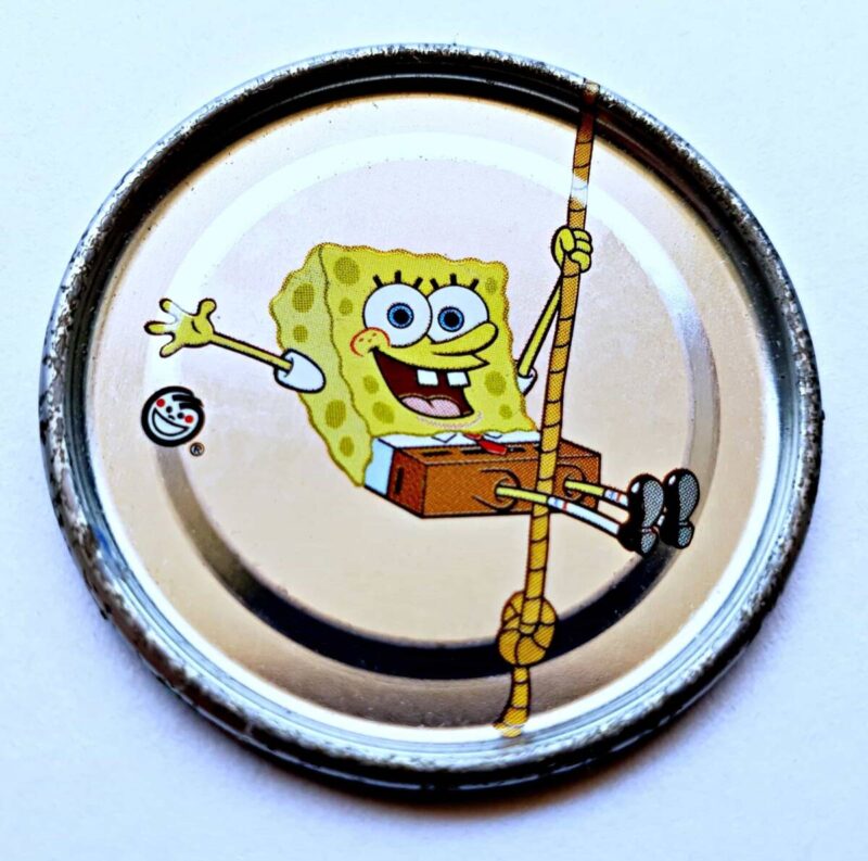 Bob Esponja (Evercrisp, 2003): Nº50 Tazo Metalix (Excelente Estado)