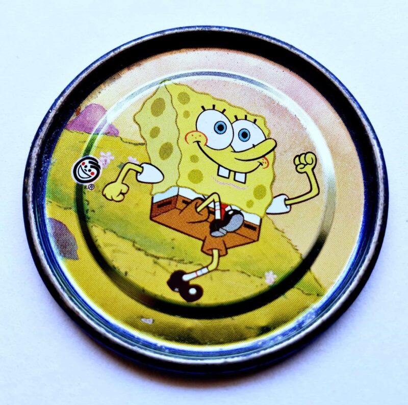 Bob Esponja (Evercrisp, 2003): Nº26 Tazo Metalix (Excelente Estado)