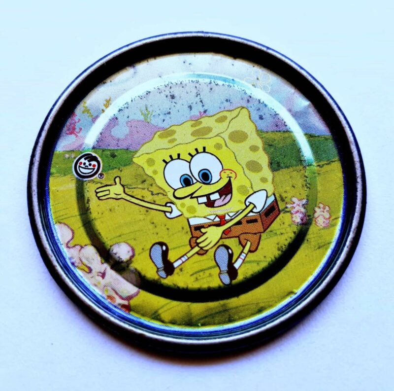 Bob Esponja (Evercrisp, 2003): Nº29 Tazo Metalix (Excelente Estado)