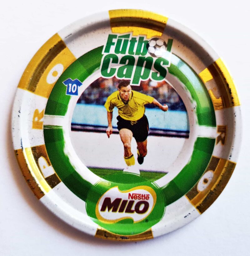 Milo, Fútbol Caps (Nestle, 2001): Nº10 (Tazo) (Excelente Estado)