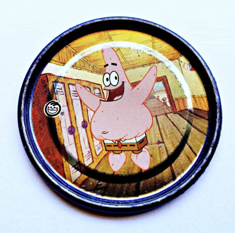 Bob Esponja (Evercrisp, 2003): Nº30 Tazo Metalix (Excelente Estado)