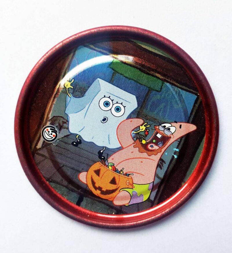 Bob Esponja 2 (Evercrisp, 2003): Nº52 Tazo Metalix (Excelente Estado)