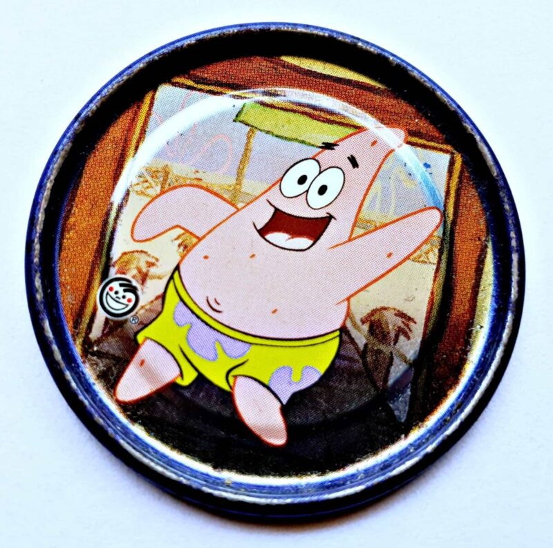 Bob Esponja (Evercrisp, 2003): Nº02 Tazo Metalix (Excelente Estado)