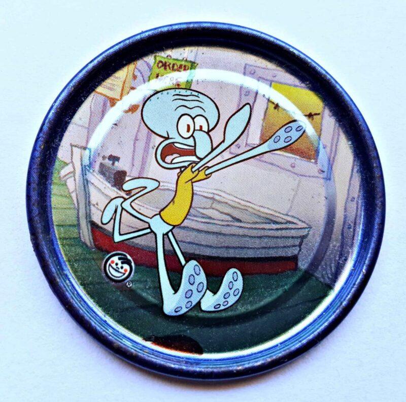 Bob Esponja (Evercrisp, 2003): Nº15 Tazo Metalix (Excelente Estado)