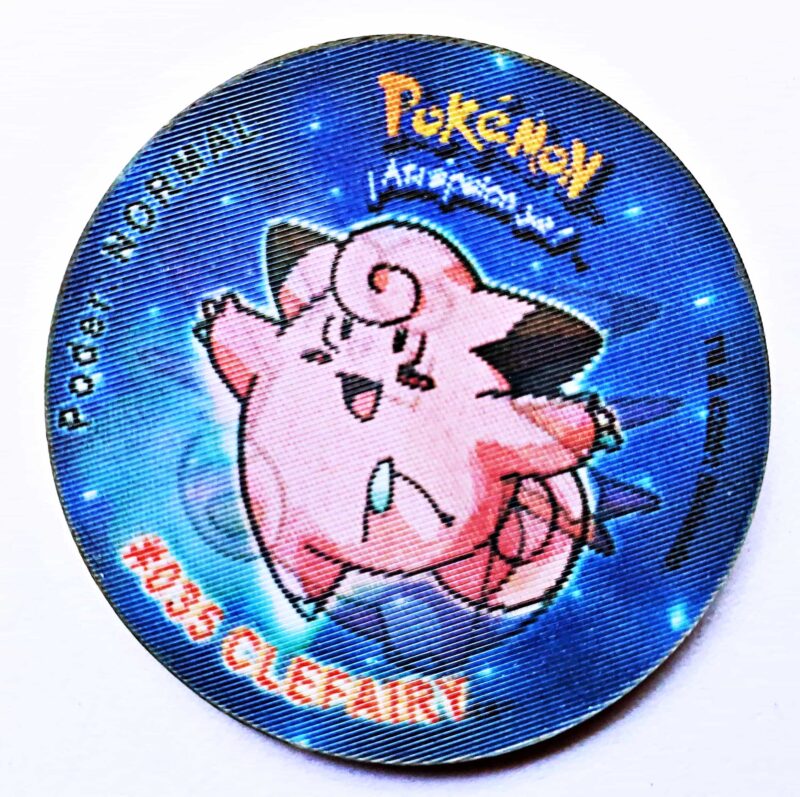Pokémon Gold & Silver: Clefairy, Clefable (Tazo) (Evercrisp, 1999) (Excelente Estado)