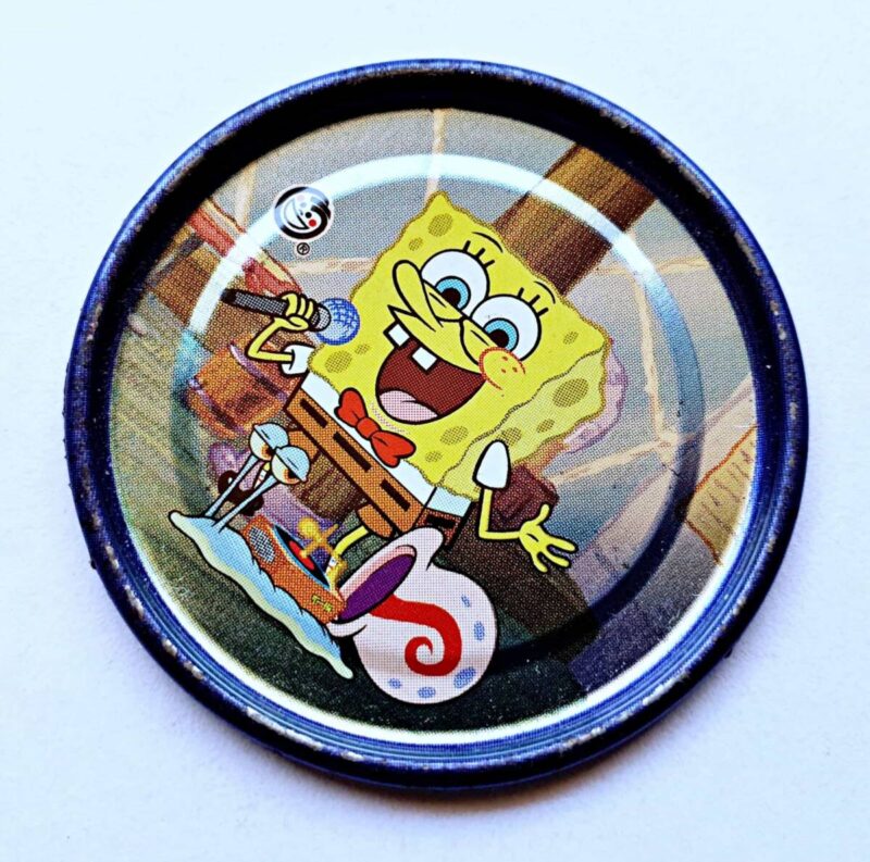 Bob Esponja (Evercrisp, 2003): Nº20 Tazo Metalix (Excelente Estado)