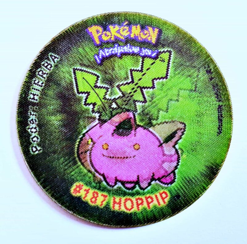 Pokémon Gold & Silver: Hoppip (Tazo) (Evercrisp, 1999) (Excelente Estado)
