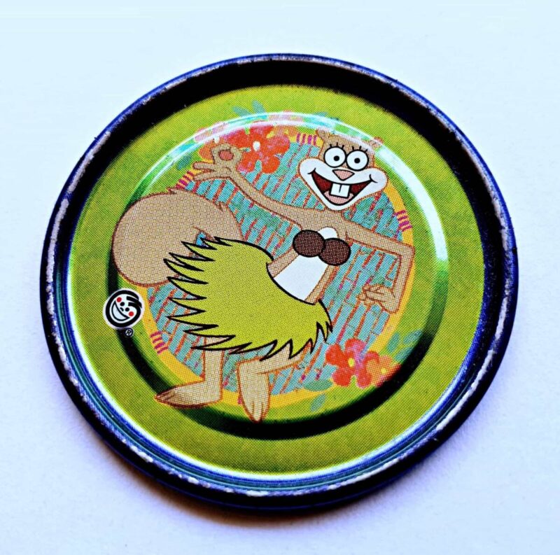 Bob Esponja (Evercrisp, 2003): Nº03 Tazo Metalix (Excelente Estado)