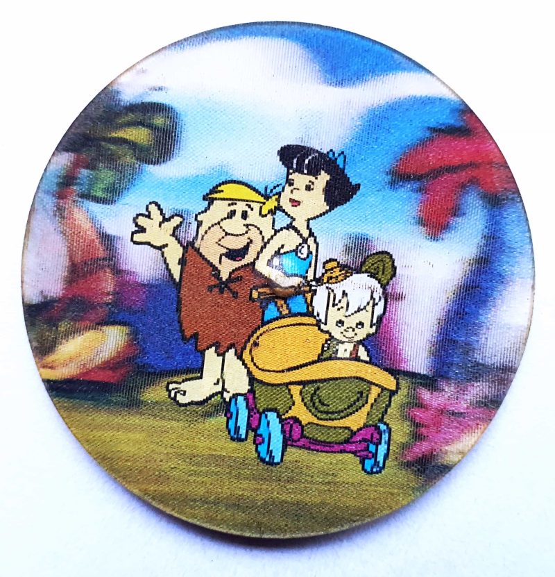 Hanna Barbera, Giro Chapas 3D: Nº04 (Tazo) (Fritto Crac, 1995) (Excelente Estado)