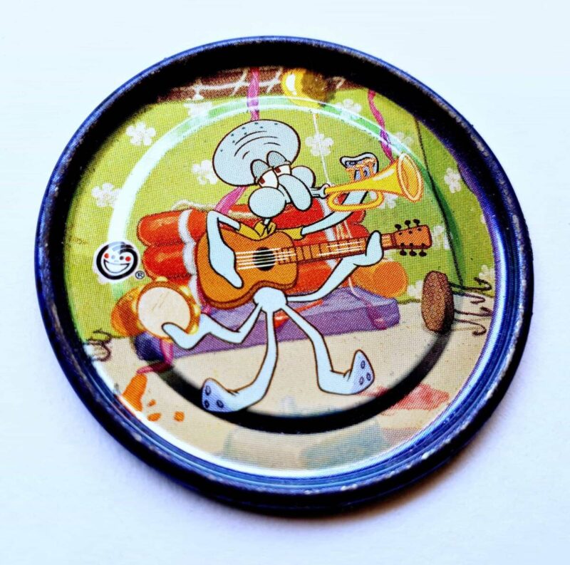 Bob Esponja (Evercrisp, 2003): Nº19 Tazo Metalix (Excelente Estado)