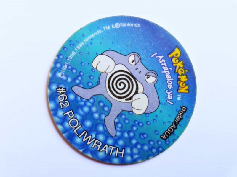 Pokémon 2 (Evercrisp, 1999): Nº62 (Tazo Poliwrath) (Normal Estado)