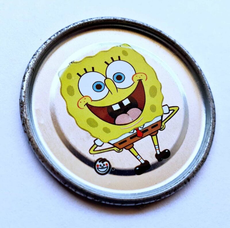Bob Esponja (Evercrisp, 2003): Nº41 Tazo Metalix (Excelente Estado)
