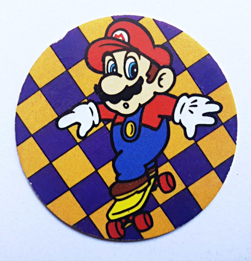 Mario Bros (Barcel, 1995): Maxi Nº12 (Tazo) (Excelente Estado)