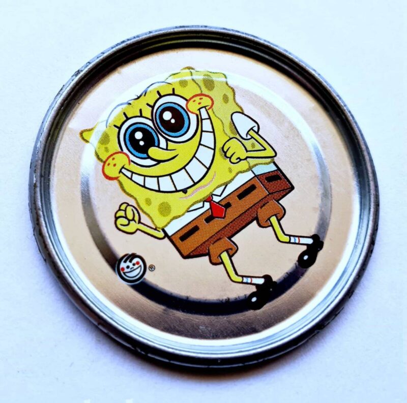 Bob Esponja (Evercrisp, 2003): Nº47 Tazo Metalix (Excelente Estado)