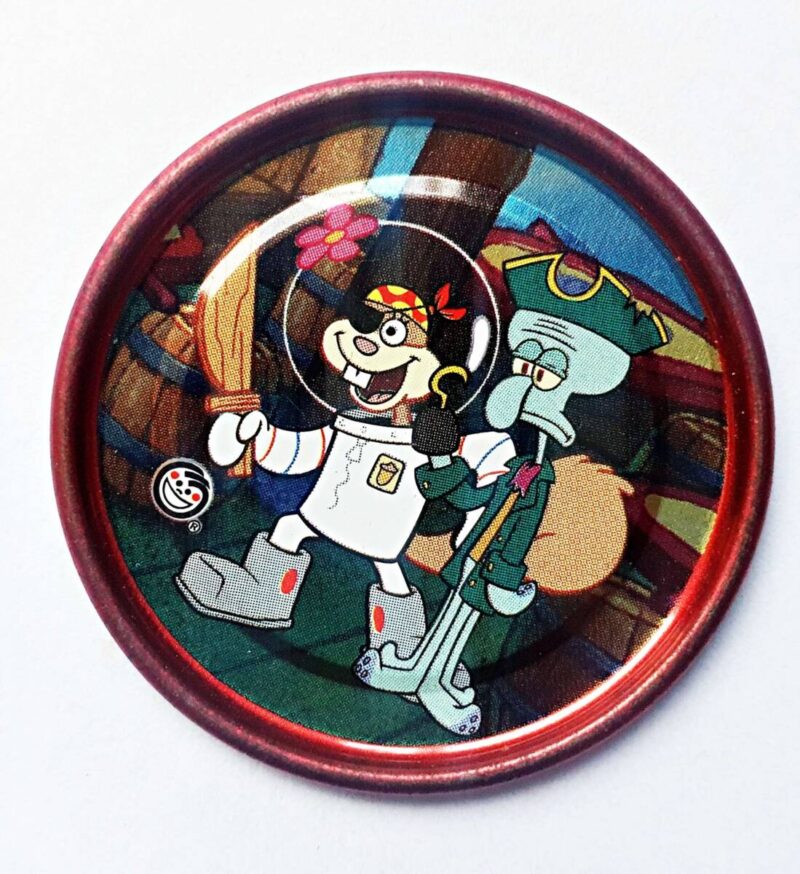 Bob Esponja 2 (Evercrisp, 2003): Nº54 Tazo Metalix (Excelente Estado)