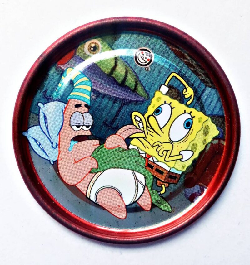 Bob Esponja 2 (Evercrisp, 2003): Nº64 Tazo Metalix (Excelente Estado)