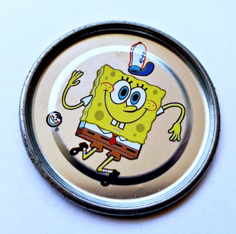 Bob Esponja (Evercrisp, 2003): Nº44 Tazo Metalix (Excelente Estado)