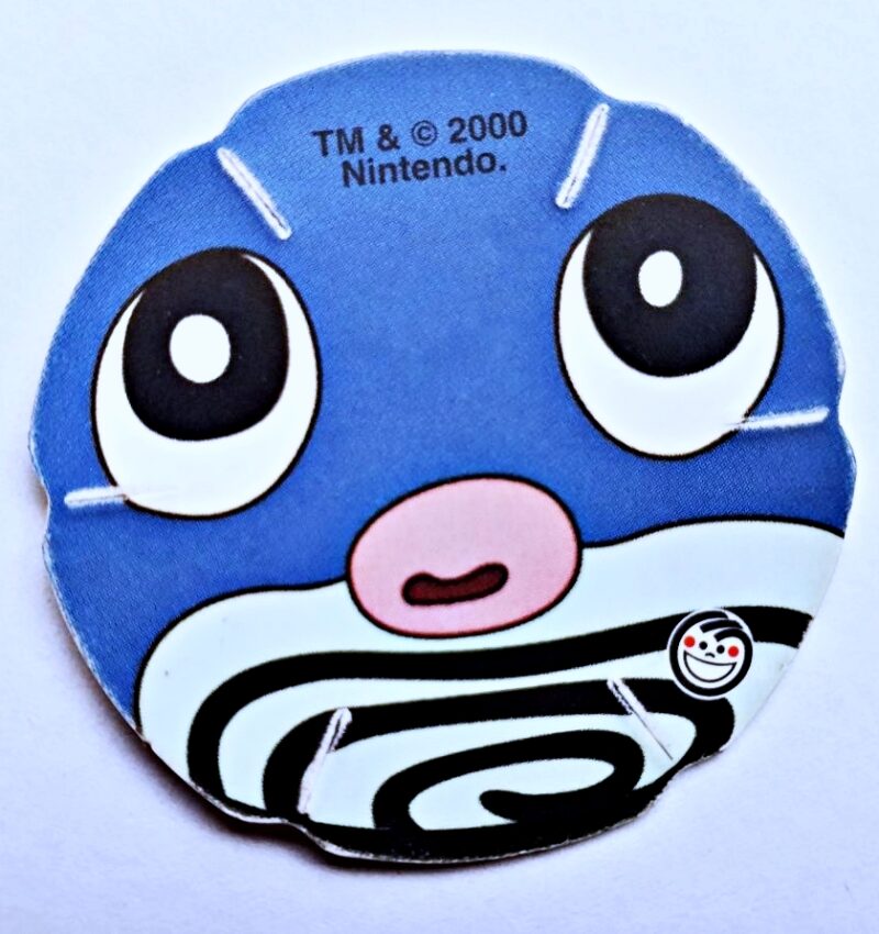 Pokémon 2-3D: Poliwag (Tazo) (Evercrisp, 1999) (Excelente Estado)