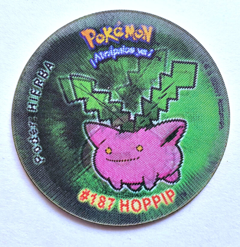 Pokémon Gold & Silver: Hoppip (Tazo) (Evercrisp, 1999) (Normal Estado)