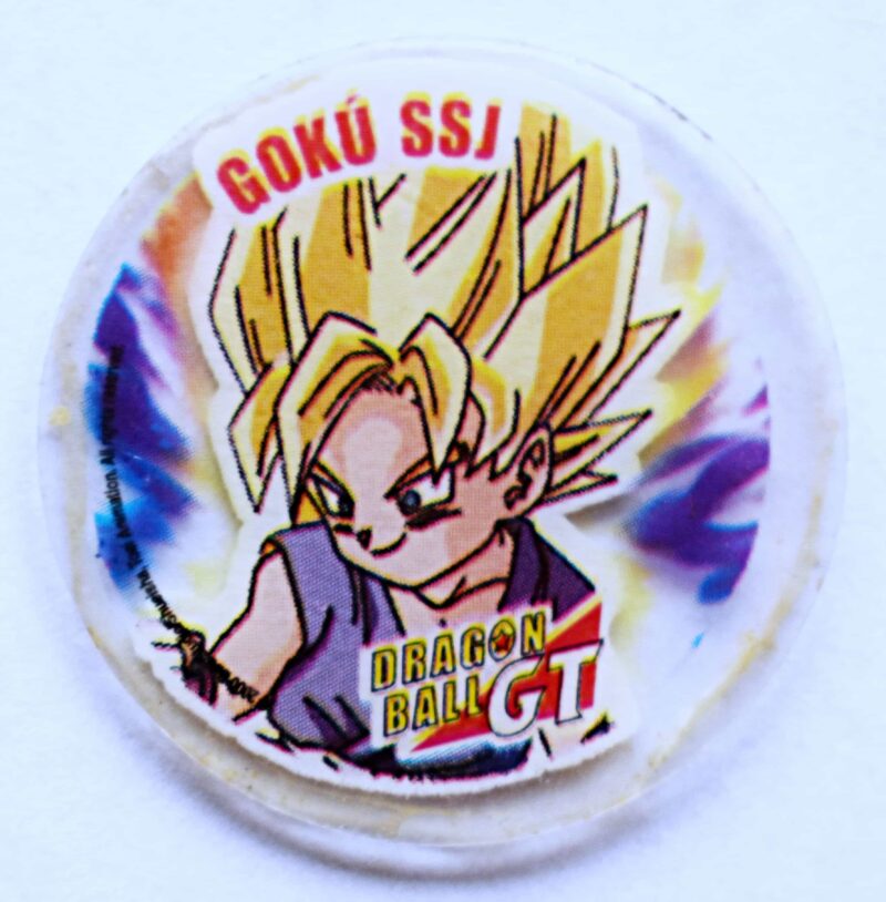 Dragon Ball GT (Salo, 2000): Gokú Chico SSJ (Tazo) (Excelente Estado)