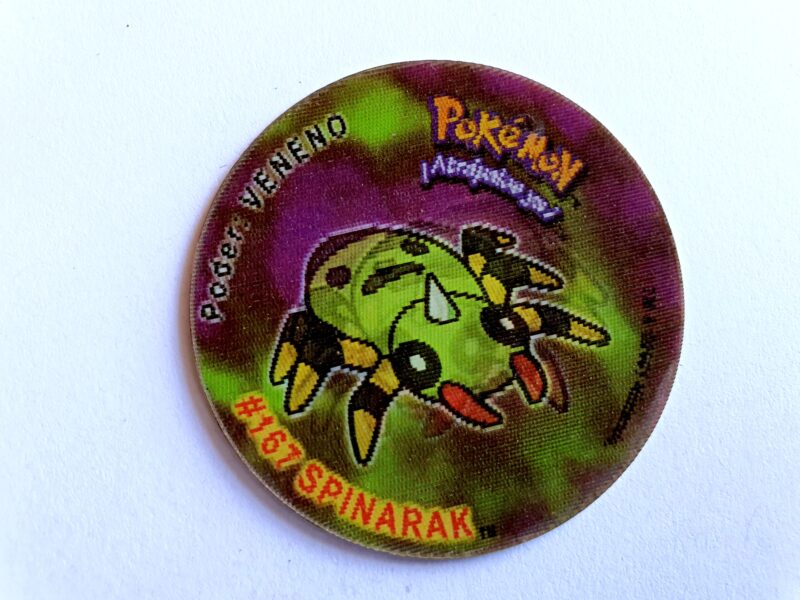 Pokémon Gold & Silver: Spinarak, Ariados (Tazo) (Evercrisp, 1999) (Normal Estado)