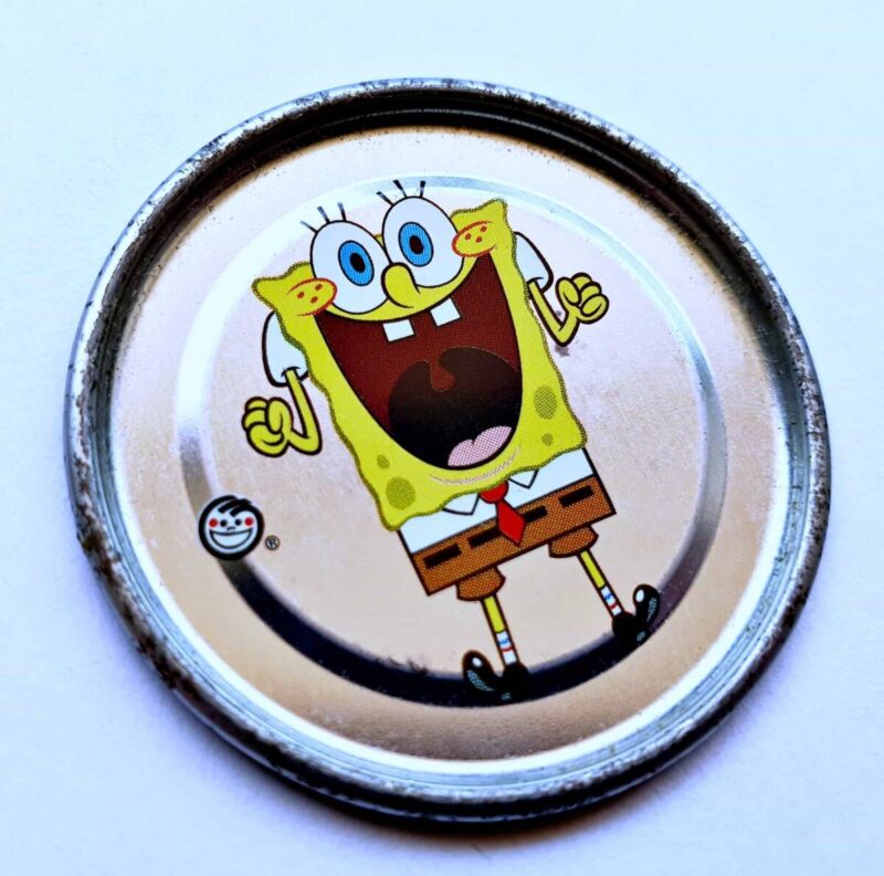 Bob Esponja (Evercrisp, 2003): Nº42 Tazo Metalix (Excelente Estado)