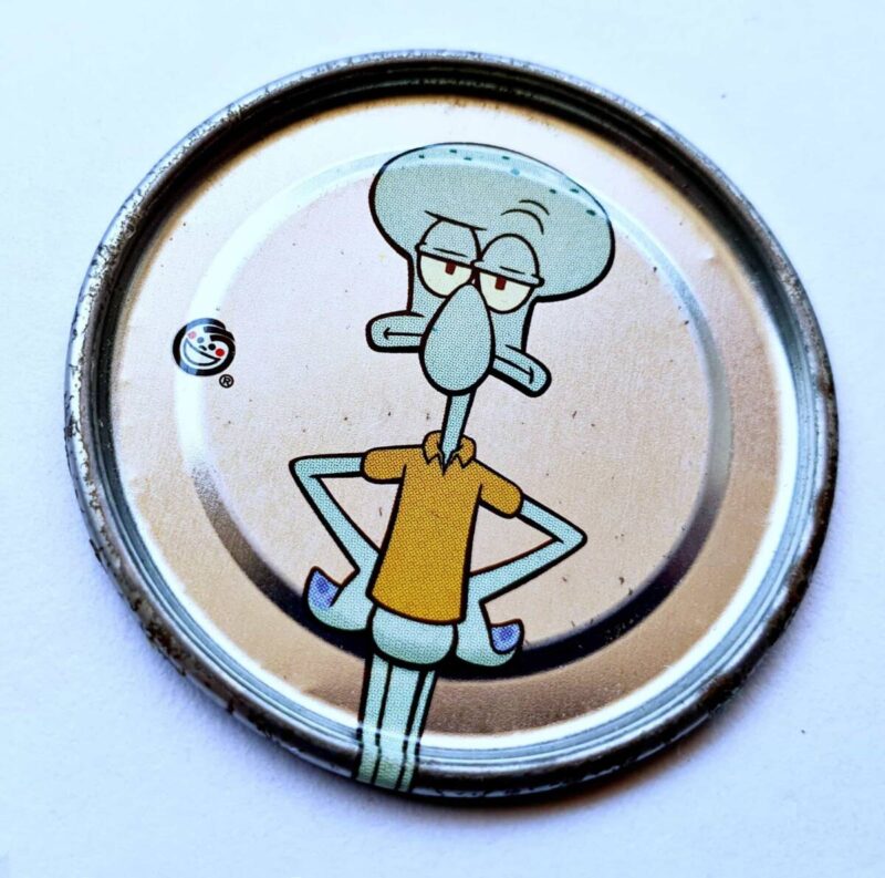 Bob Esponja (Evercrisp, 2003): Nº37 Tazo Metalix (Excelente Estado)