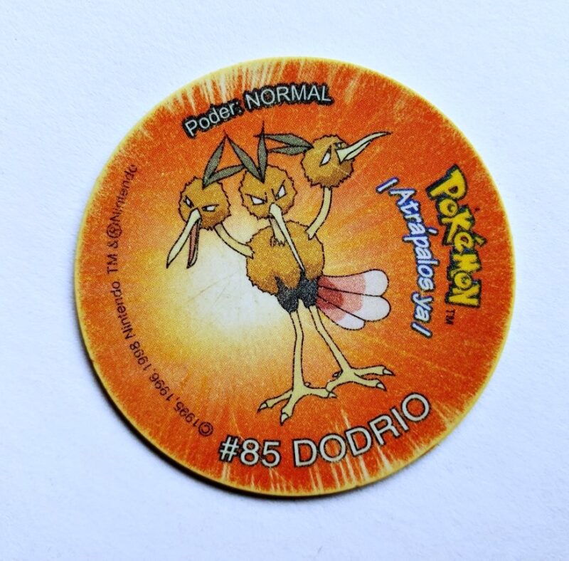 Pokémon 2 (Evercrisp, 1999): Nº85 (Tazo Dobrio) (Excelente Estado)