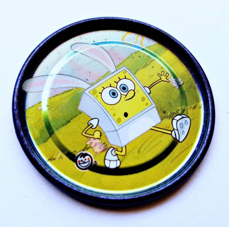 Bob Esponja (Evercrisp, 2003): Nº07 Tazo Metalix (Excelente Estado)