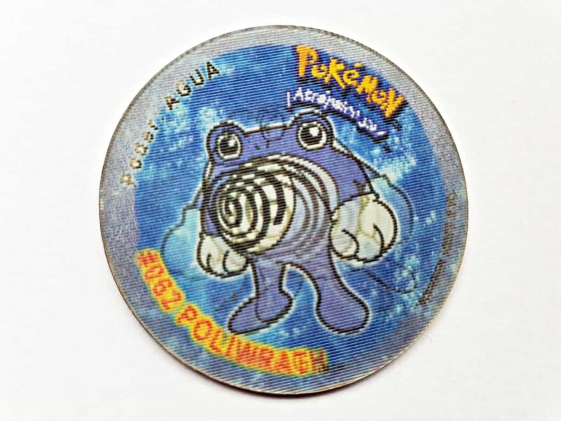 Pokémon Gold & Silver: Poliwag, Poliwhirl, Poliwrath (Tazo) (Evercrisp, 1999) (Normal Estado)