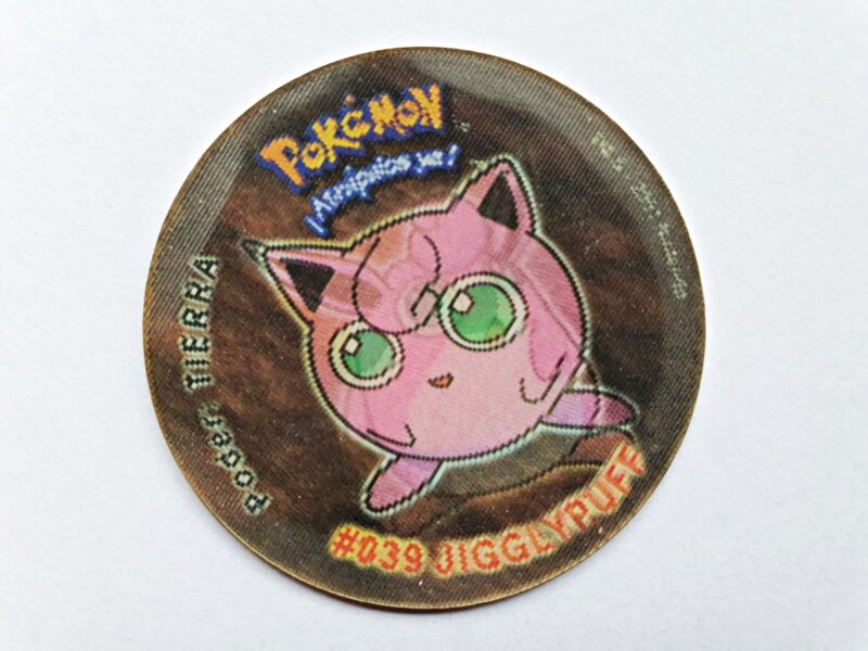 Pokémon Gold & Silver: Jigglypuff, Wigglytuff (Tazo) (Evercrisp, 1999) (Normal Estado)