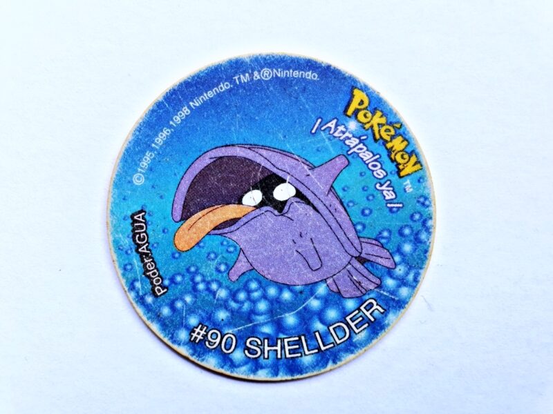 Pokémon 2 (Evercrisp, 1999): Nº90 (Tazo Shellder) (Normal Estado)