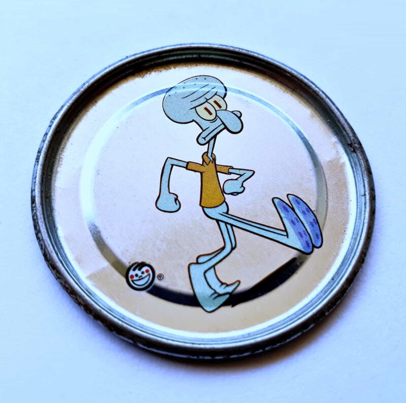 Bob Esponja (Evercrisp, 2003): Nº45 Tazo Metalix (Excelente Estado)