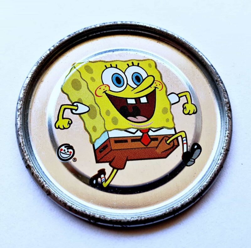 Bob Esponja (Evercrisp, 2003): Nº48 Tazo Metalix (Excelente Estado)
