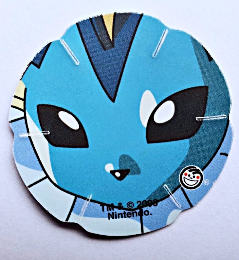 Pokémon 2-3D: Vaporeon (Tazo) (Evercrisp, 1999) (Excelente Estado)