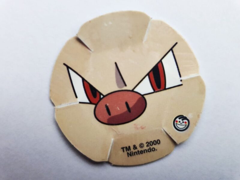 Pokémon 2-3D: Mankey (Tazo) (Evercrisp, 1999) (Normal Estado)