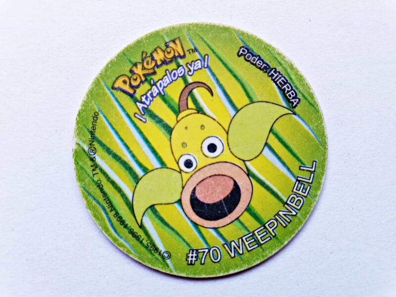 Pokémon 2 (Evercrisp, 1999): Nº70 (Tazo Weepinbell) (Normal Estado)