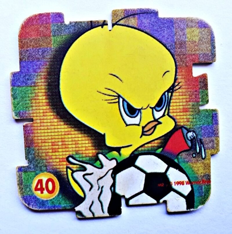 Looney Tunes (Evercrisp, 1995): Nº40 (Tazo) (Excelente Estado)