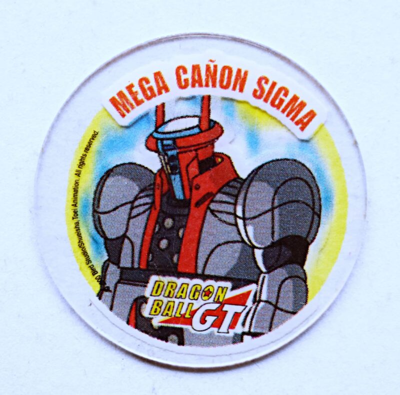 Dragon Ball GT (Salo, 2000): Mega Cañon Sigma (Tazo) (Excelente Estado)