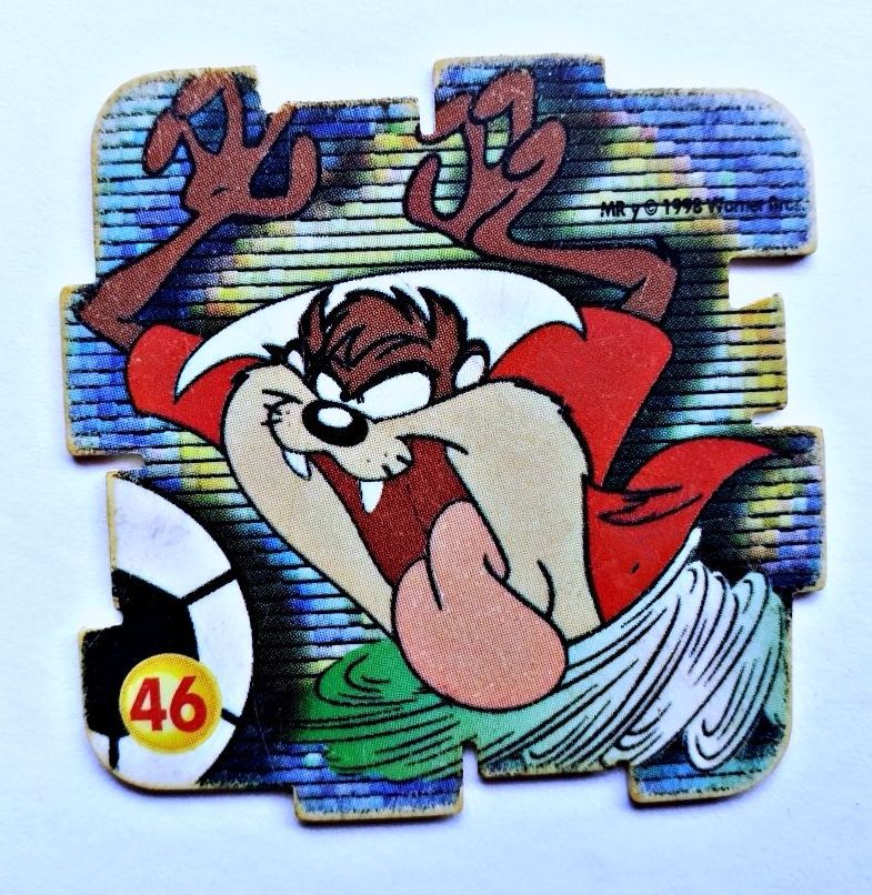 Looney Tunes (Evercrisp, 1995): Nº46 (Tazo) (Excelente Estado)
