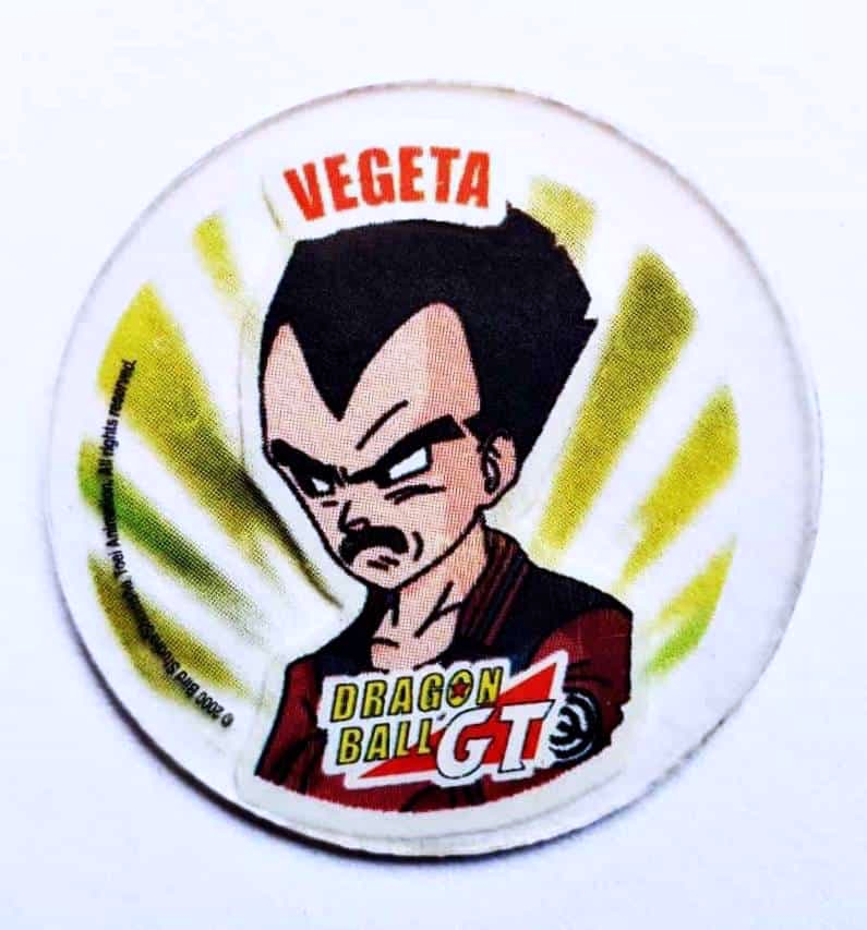 Dragon Ball GT (Salo, 2000): Vega con bigote (Tazo) (Excelente Estado)