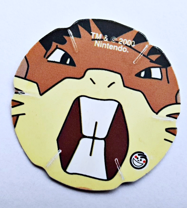Pokémon 2-3D: Raticate (Tazo) (Evercrisp, 1999) (Excelente Estado)