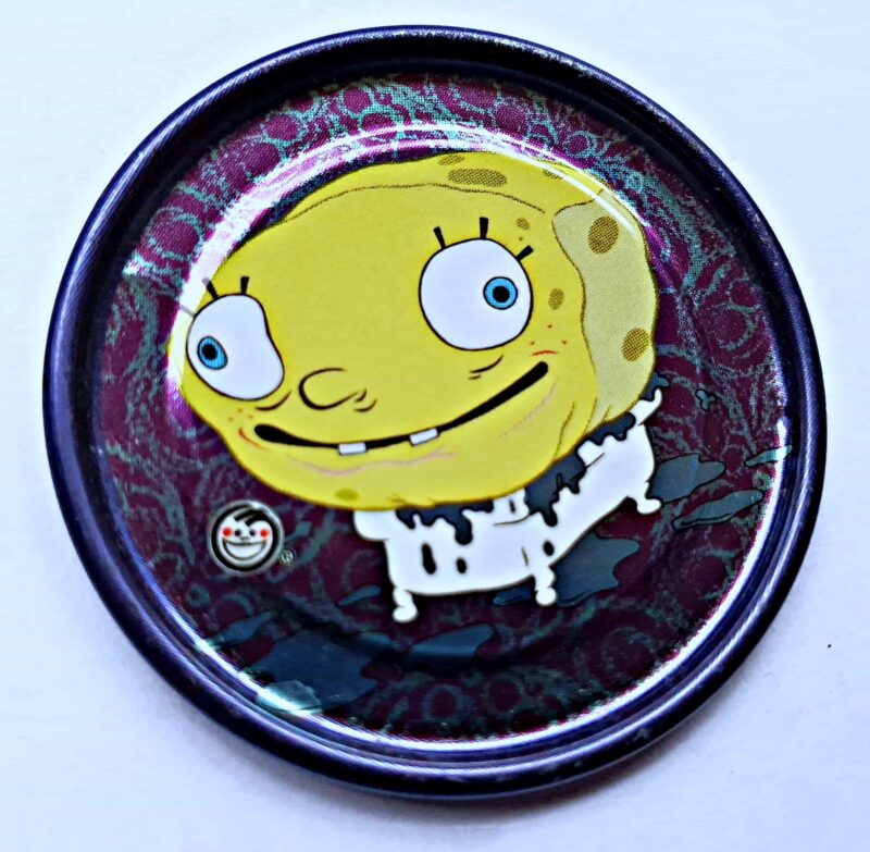Bob Esponja (Evercrisp, 2003): Nº05 Tazo Metalix (Excelente Estado)
