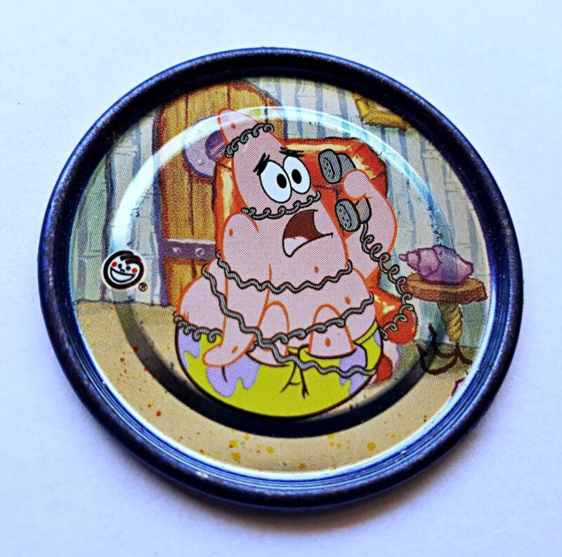 Bob Esponja (Evercrisp, 2003): Nº27 Tazo Metalix (Excelente Estado)