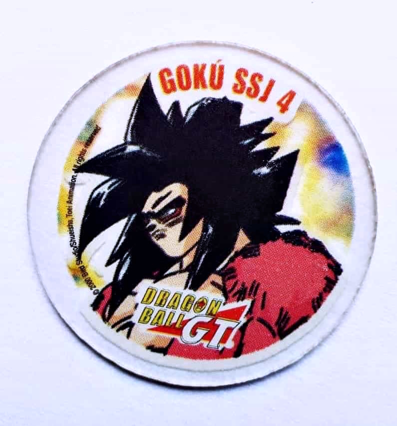 Dragon Ball GT (Salo, 2000): Goku SSJ 4 (Tazo) (Excelente Estado)
