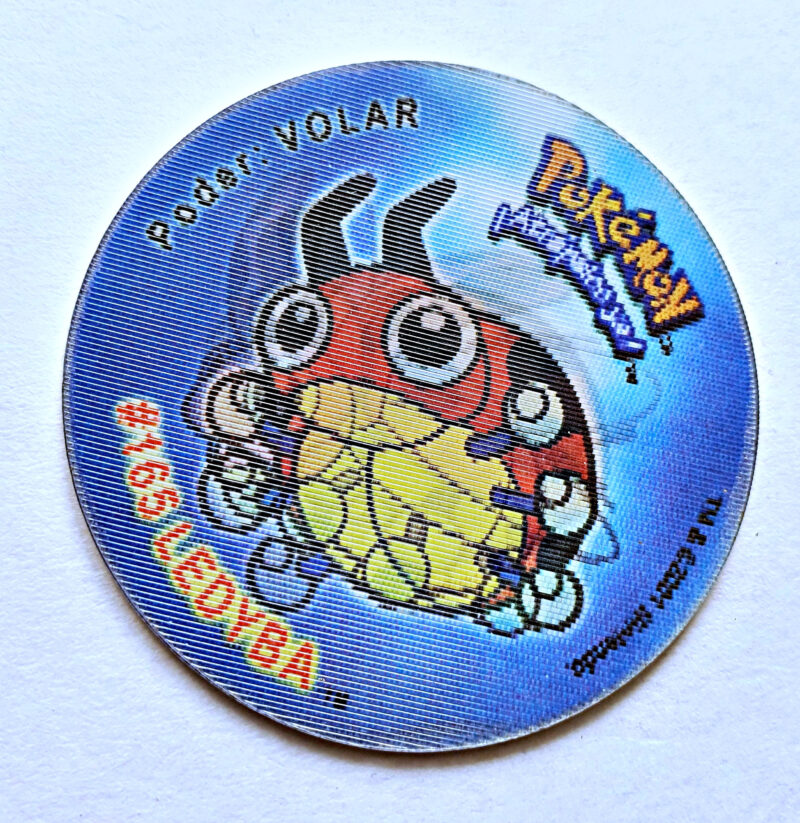 Pokémon Gold & Silver: Ledyba (Tazo) (Evercrisp, 1999) (Excelente Estado)
