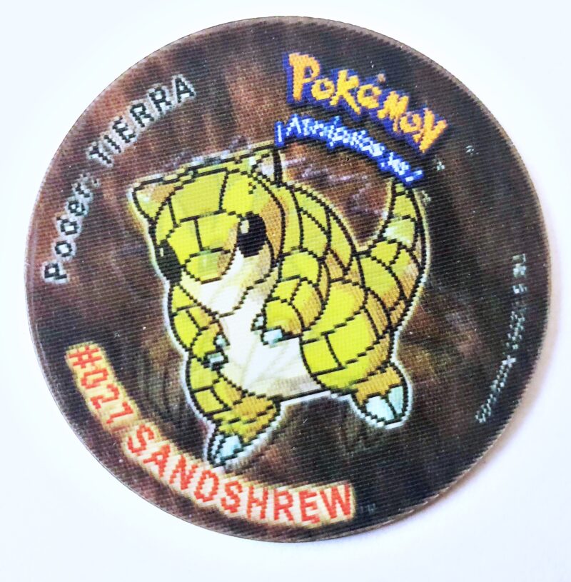 Pokémon Gold & Silver: Sandshrew, Sandlash (Tazo) (Evercrisp, 1999) (Normal Estado)