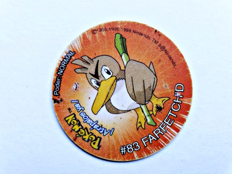 Pokémon 2 (Evercrisp, 1999): Nº83 (Tazo Farfetchd) (Normal Estado)