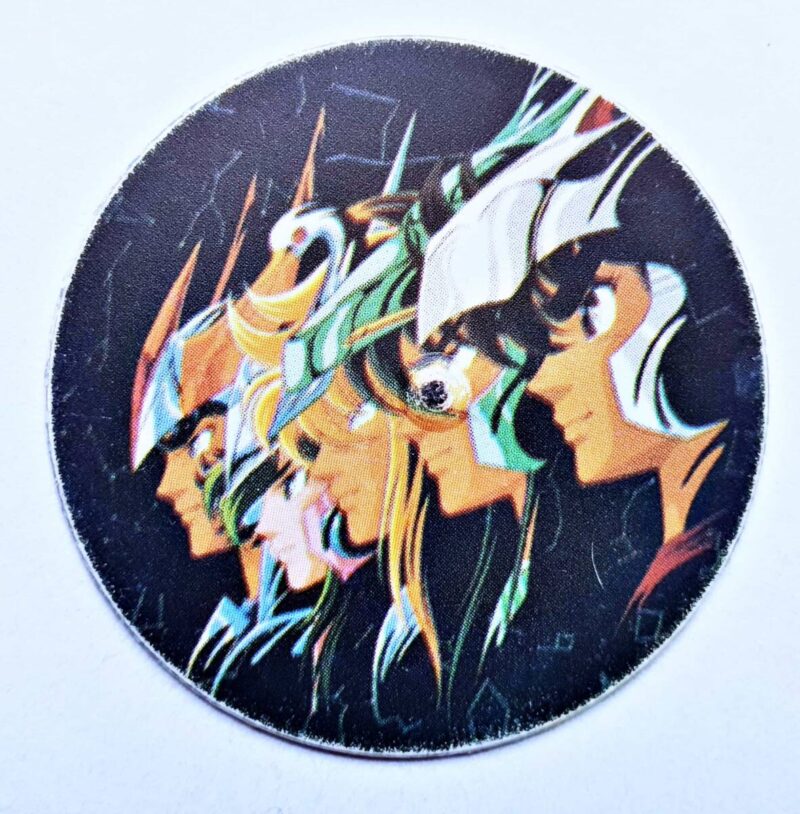 Caballeros Del Zodiaco (Evercrisp, 1995): Nº20 Caballeros Dorados (Tazo) (Excelente Estado)