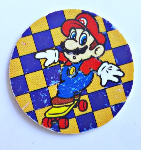 Mario Bros (Barcel, 1995): Maxi Nº12 (Tazo) (Normal Estado)